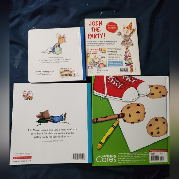 : 4 books from if You Give a Mouse a Cookie book series kids book - Picture 6 of 10